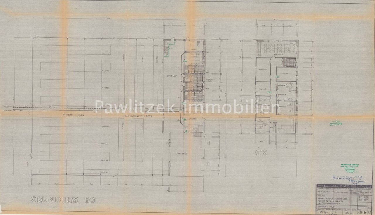 Grundriss Halle